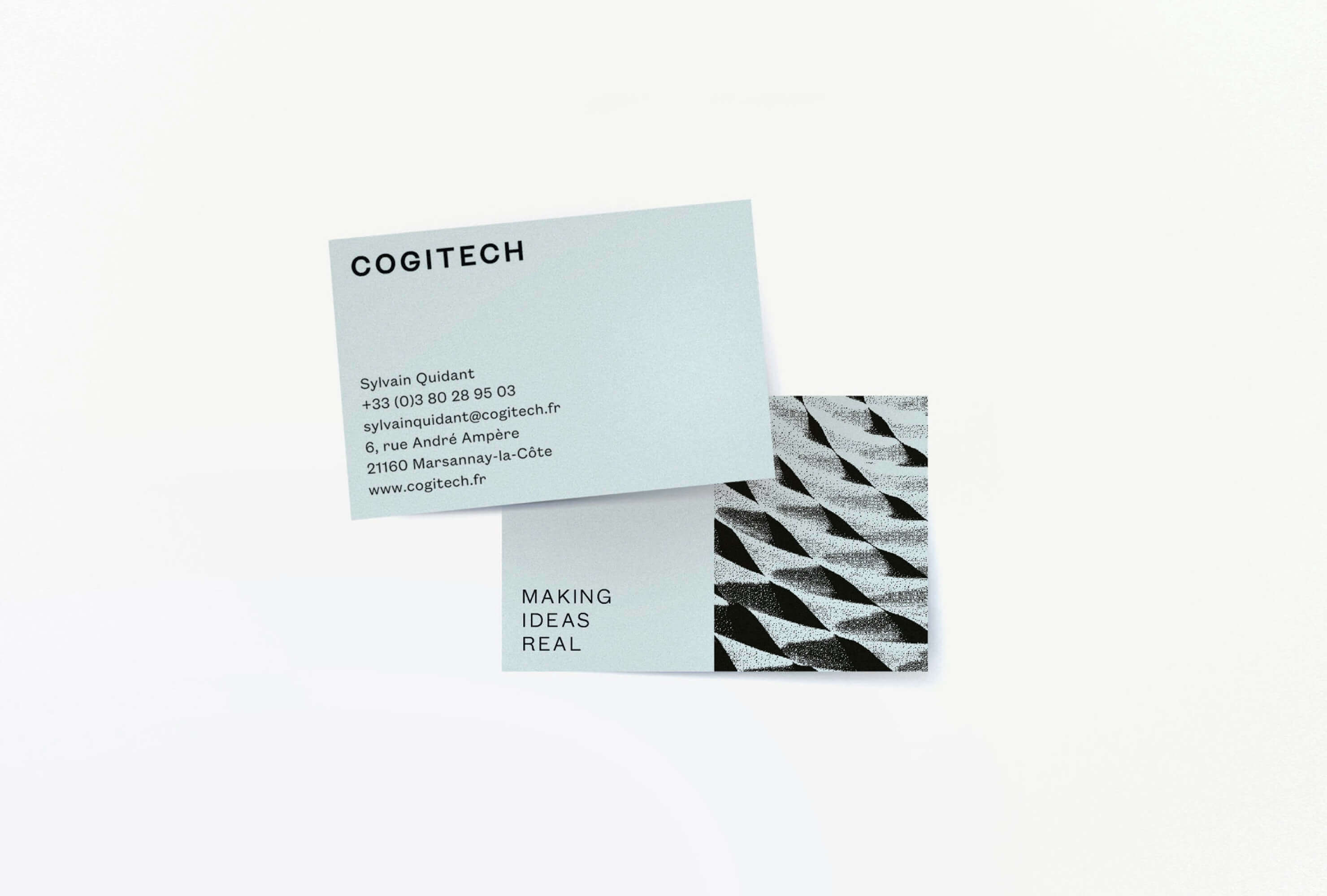 cogitech print business card